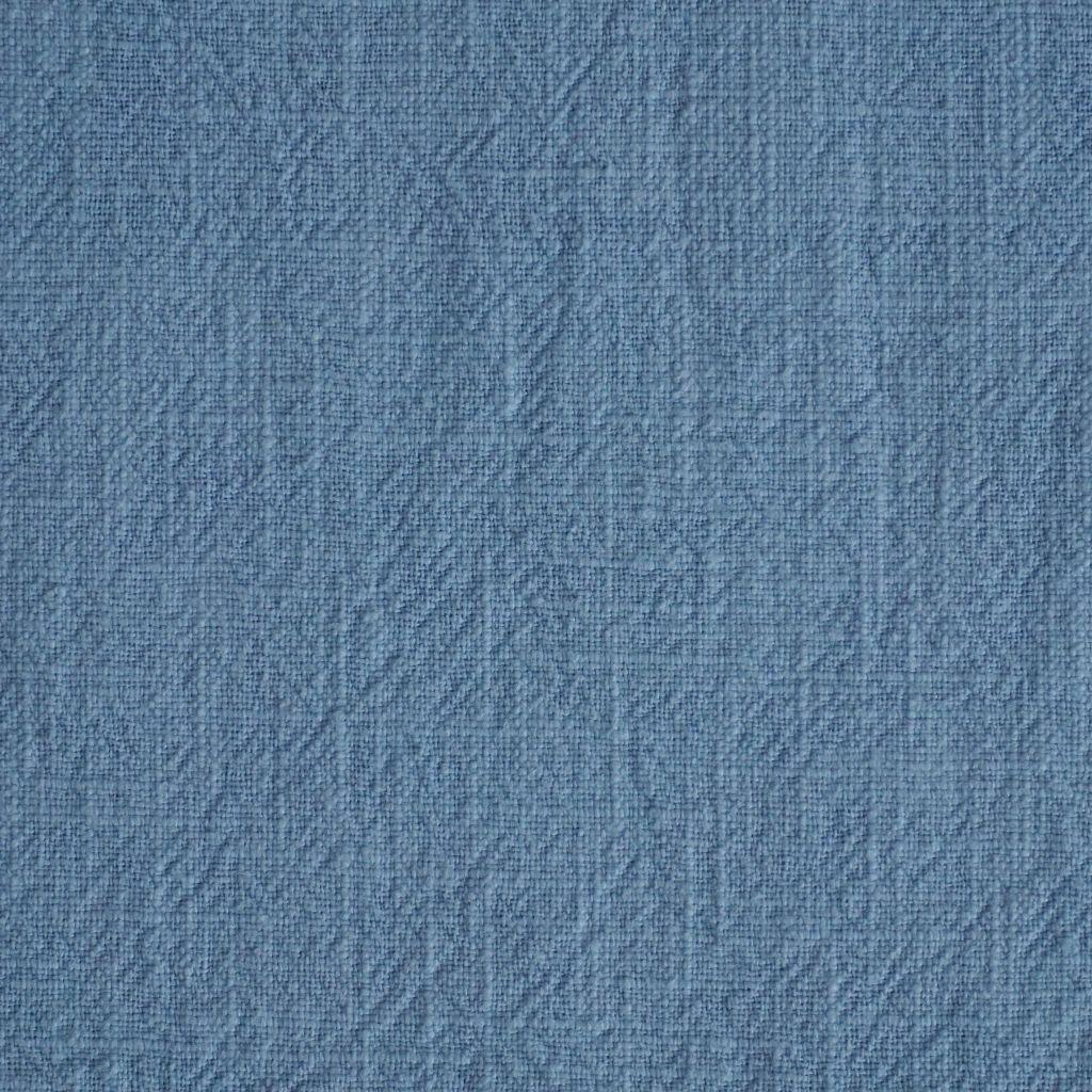 Preview: Leinen mit Baumwolle stonewashed hellblau